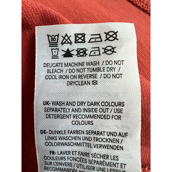 BODEN WOMENS SIZE 10R SIDE RUCHED STRETCH KNIT JERSEY MIDI DRESS RED NEW - Picture 14 of 15